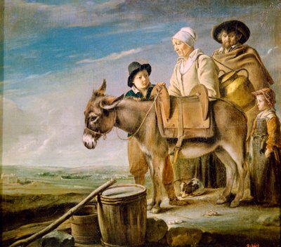 Die Familie der Milchmagd, 1641 von Louis le Nain