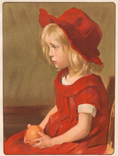 Mädchen mit Orange, 1899 von Louise Breslau