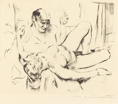 Weissagung von Lovis Corinth