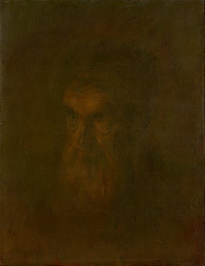 Kopfstudie eines alten Mannes von Laszlo Mednyanszky