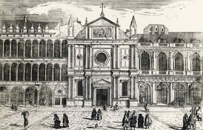 Kirche San Geminianus (abgerissen 1807) von Luca Carlevaris