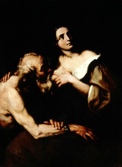 Römische Nächstenliebe von Luca Giordano