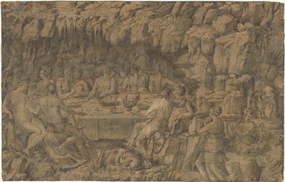 Das Bankett des Acheloüs von Luca Penni