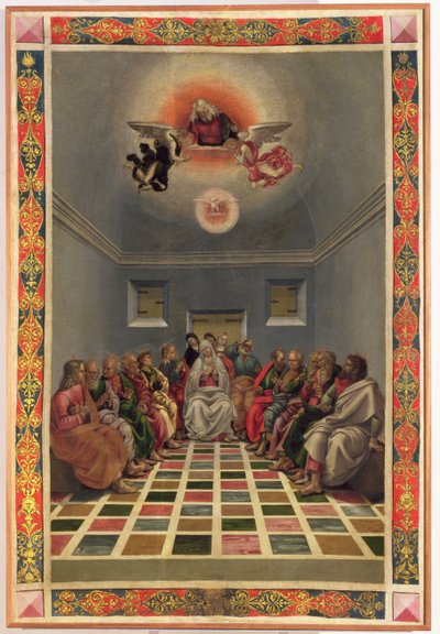 Der Abstieg des Heiligen Geistes von Luca Signorelli