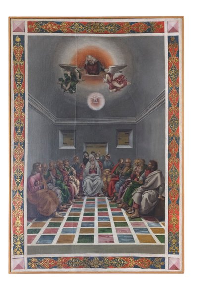 Der Abstieg des Heiligen Geistes von Luca Signorelli