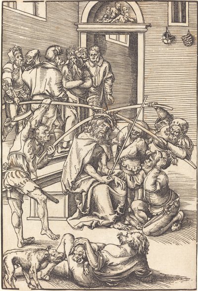 Christus mit Dornenkrone von Lucas Cranach the Elder