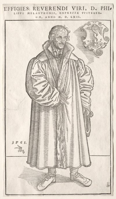Philipp Melanchthon von Lucas Cranach the Elder