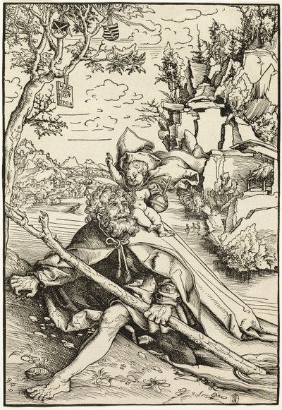 Heiliger Christophorus von Lucas Cranach the Elder