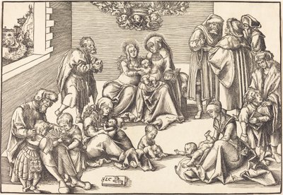 Die Heilige Sippe von Lucas Cranach the Elder