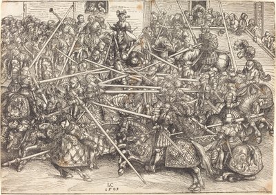 Das dritte Turnier von Lucas Cranach the Elder