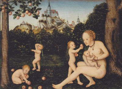 Nächstenliebe von Lucas Cranach the Younger