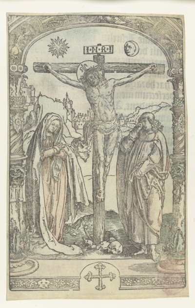 Christus am Kreuz von Lucas van Leyden (attributed to)