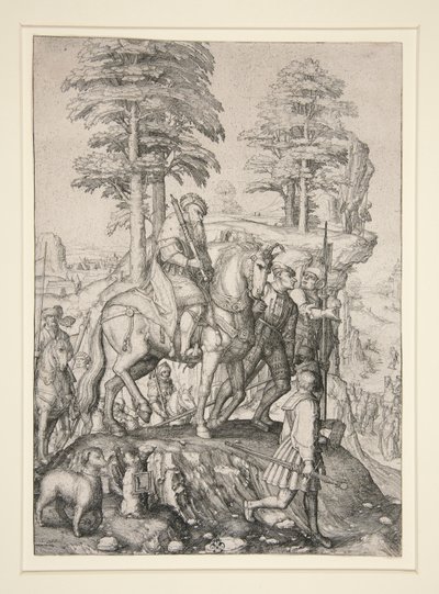 Abigail vor David von Lucas van Leyden