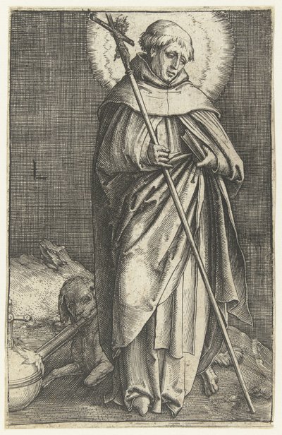 Der heilige Dominikus von Lucas van Leyden