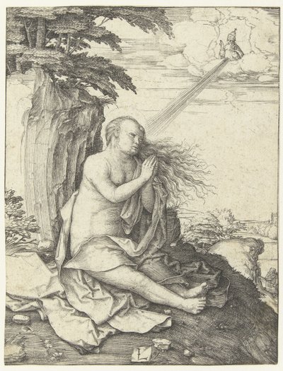 Maria Magdalena in der Wüste von Lucas van Leyden