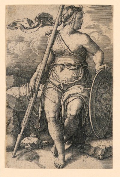 Pallas Athene (Minerva) von Lucas van Leyden