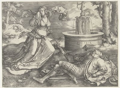 Pyramus und Thisbe von Lucas van Leyden