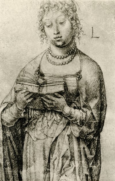 Lesendes Mädchen von Lucas van Leyden