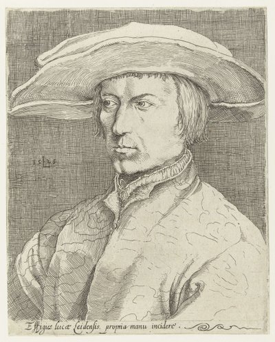 Selbstporträt von Lucas van Leyden