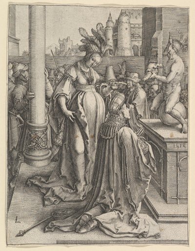 Salomos Götzendienst von Lucas van Leyden