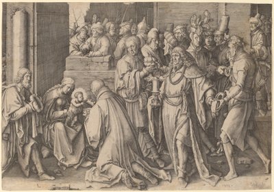 Die Anbetung der Könige von Lucas van Leyden