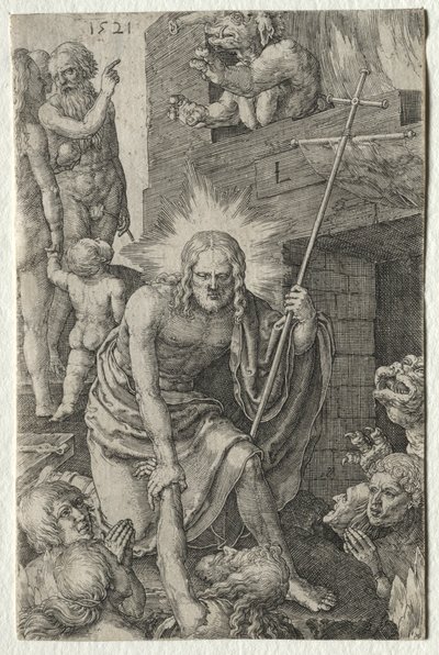 Die Passion: Abstieg in den Limbus, 1521 von Lucas van Leyden