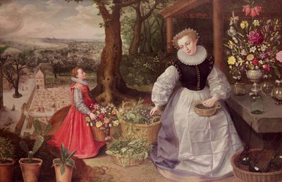 Frühling, 1595 von Lucas van Valckenborch