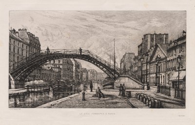 Le Quai Jemmapes in Paris von Lucien Gautier