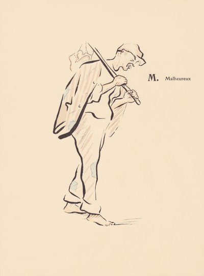 Herr Malheureux von Lucien L. (active 1904) Henreaux