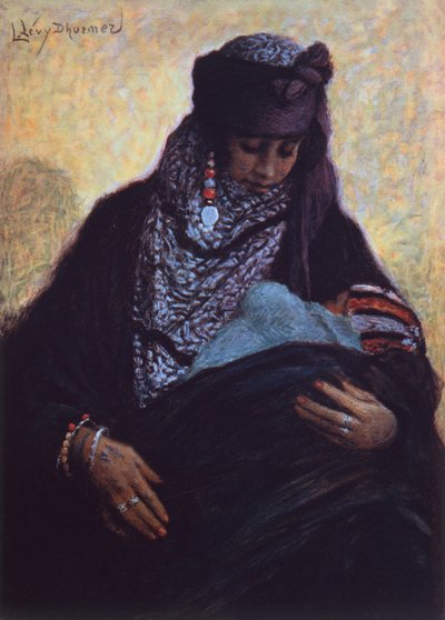 Algerische Mutter von Lucien Levy Dhurmer