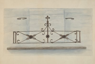 Eisengeländer von Lucien Verbeke