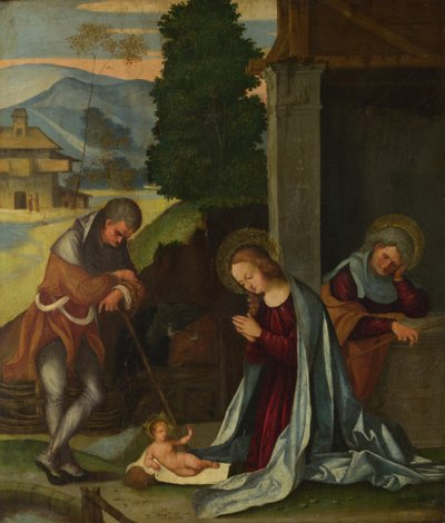 Die Geburt Christi, ca. 1505 von Ludovico Mazzolino