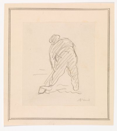 Mand der Graver von Ludvig Find