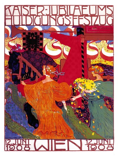Der Kaiser-Jubiläums-Huldigungs-Festzug von Ludwig Ferdinand Graf