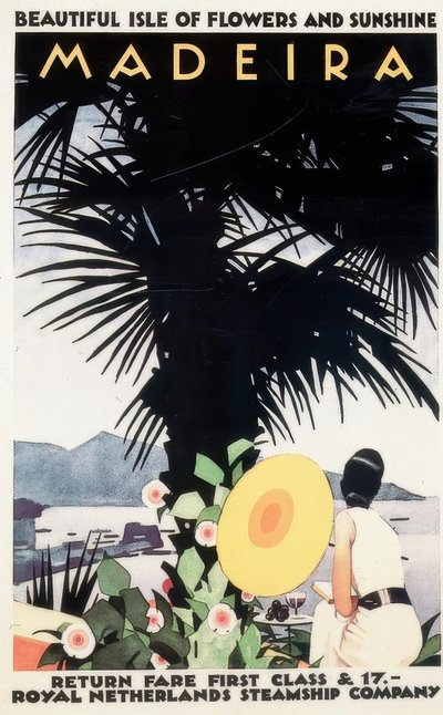 Schöne Insel der Blumen und des Sonnenscheins MADEIRA von Ludwig Hohlwein