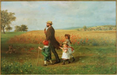 Sonntäglicher Spaziergang von Ludwig Knaus