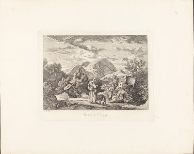 Rocca di Mezzo von Ludwig Richter