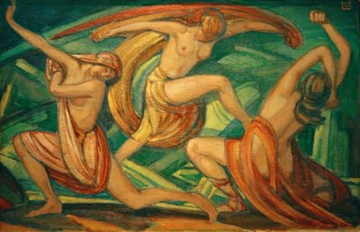 Drei tanzende Frauen von Ludwig von Hofmann