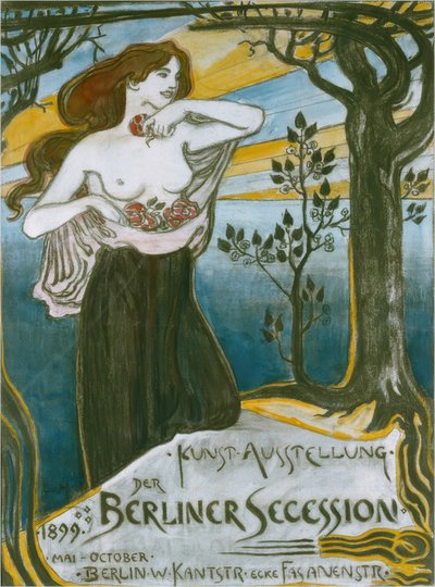 L. v. Hofmann, Plakat Berliner Sezession von Ludwig von Hofmann