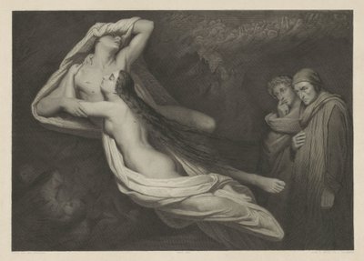 Francesca da Rimini und Paolo Malatesta von Luigi Calamatta