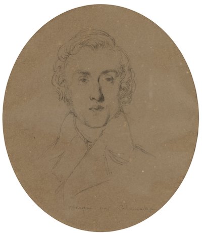 Porträt von Frédéric Chopin von Luigi Calamatta