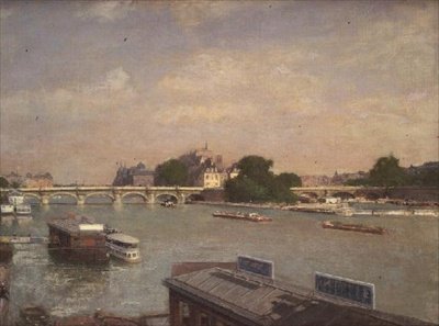 Die Île de la Cité, Paris von Luigi Loir