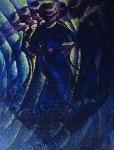 Bewegungen einer Frau von Luigi Russolo