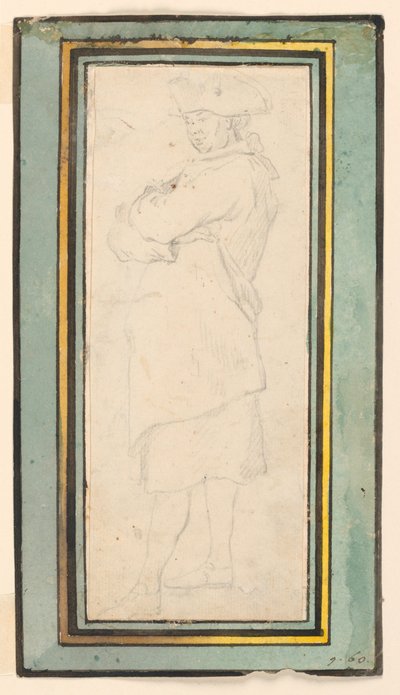 Ein stehender Mann von Luigi Vanvitelli