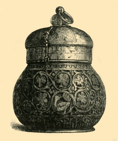 Elfenbeinkasten, 750-850 n. Chr., 1881 von M Sullivan