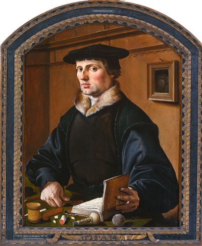 Porträt eines Mannes von Maarten van Heemskerck
