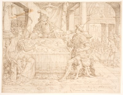 Der Sturz Hamans von Maarten van Heemskerck