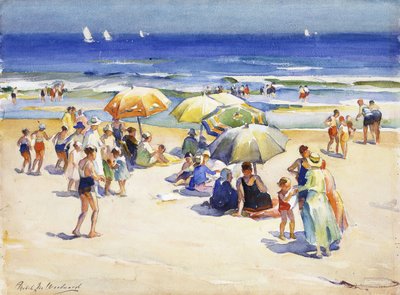 Ein Nachmittag am Strand von Mabel Woodward