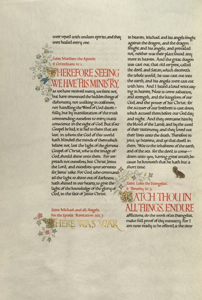 Dekorierte Textseite von Madelyn Walker