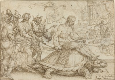 Der Triumph von Hiob von Maerten van Heemskerck